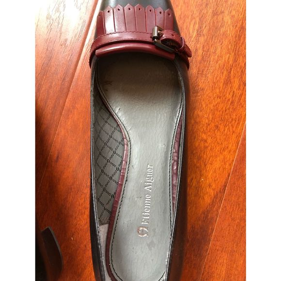 Preloved genuine leather Etienne Aigner VINTAGE black size 7 - Picture 2 of 4